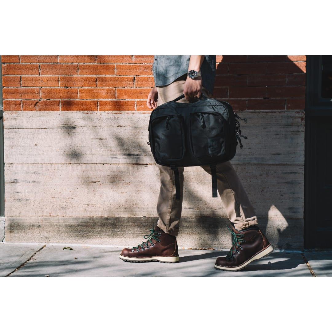Topo recycled global briefcase Black miniatura 9