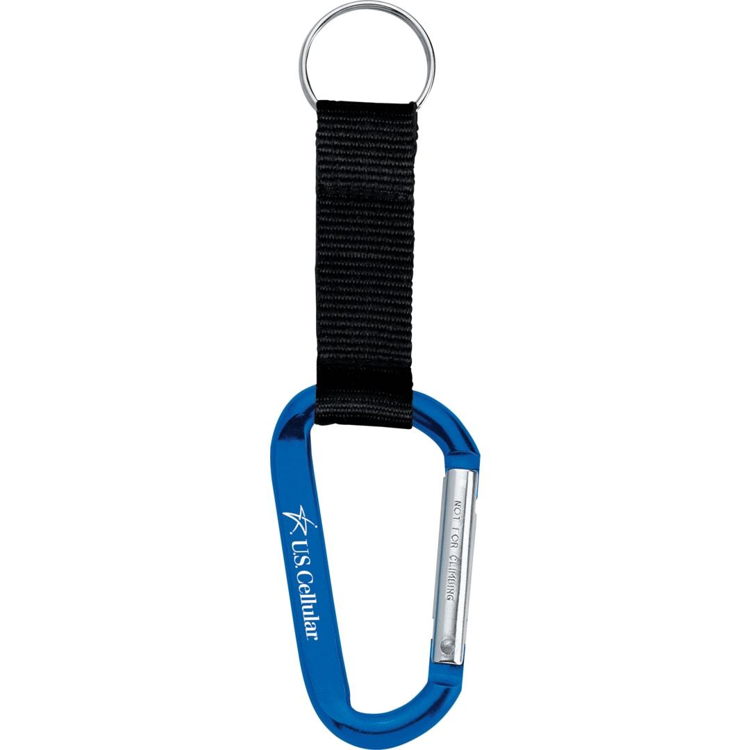 Large carabiner key ring Red miniatura 3