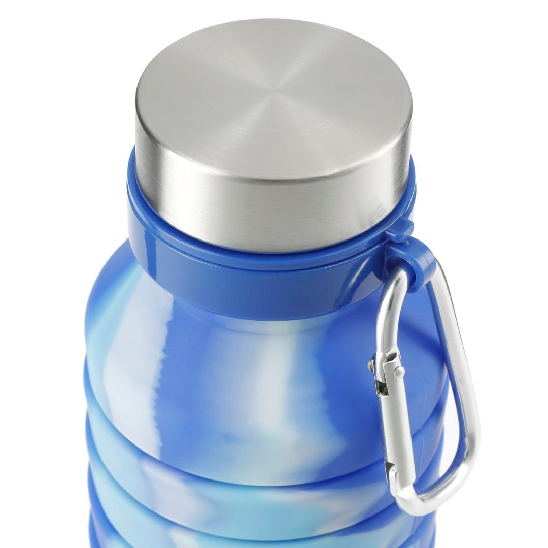 Zigoo silicone collapsible bottle 18oz - tie dye Sky Blue miniatura 5