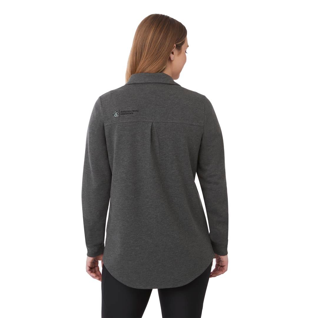 Rigi eco knit button cardi - womens Black miniatura 7