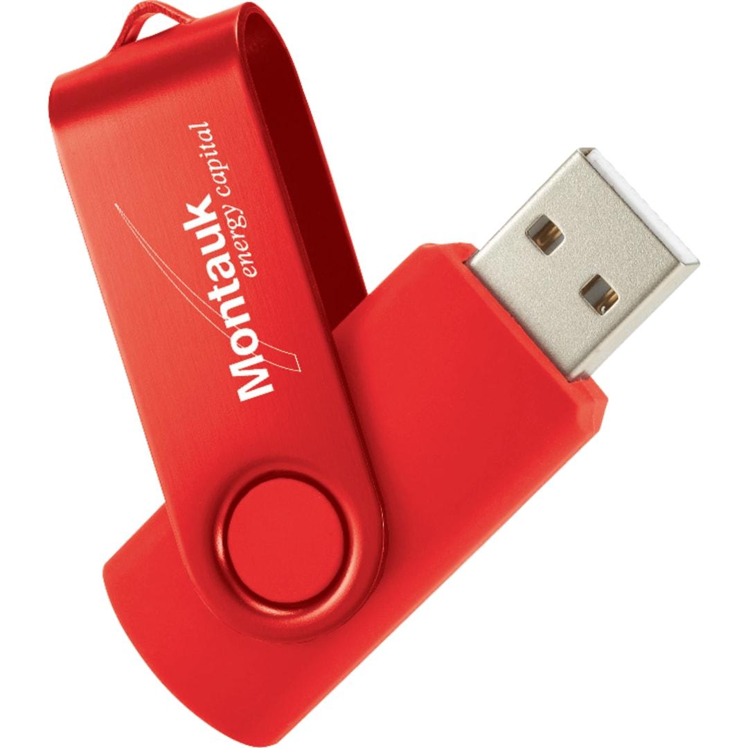 Rotate 2tone flash drive 8gb Blue miniatura 12