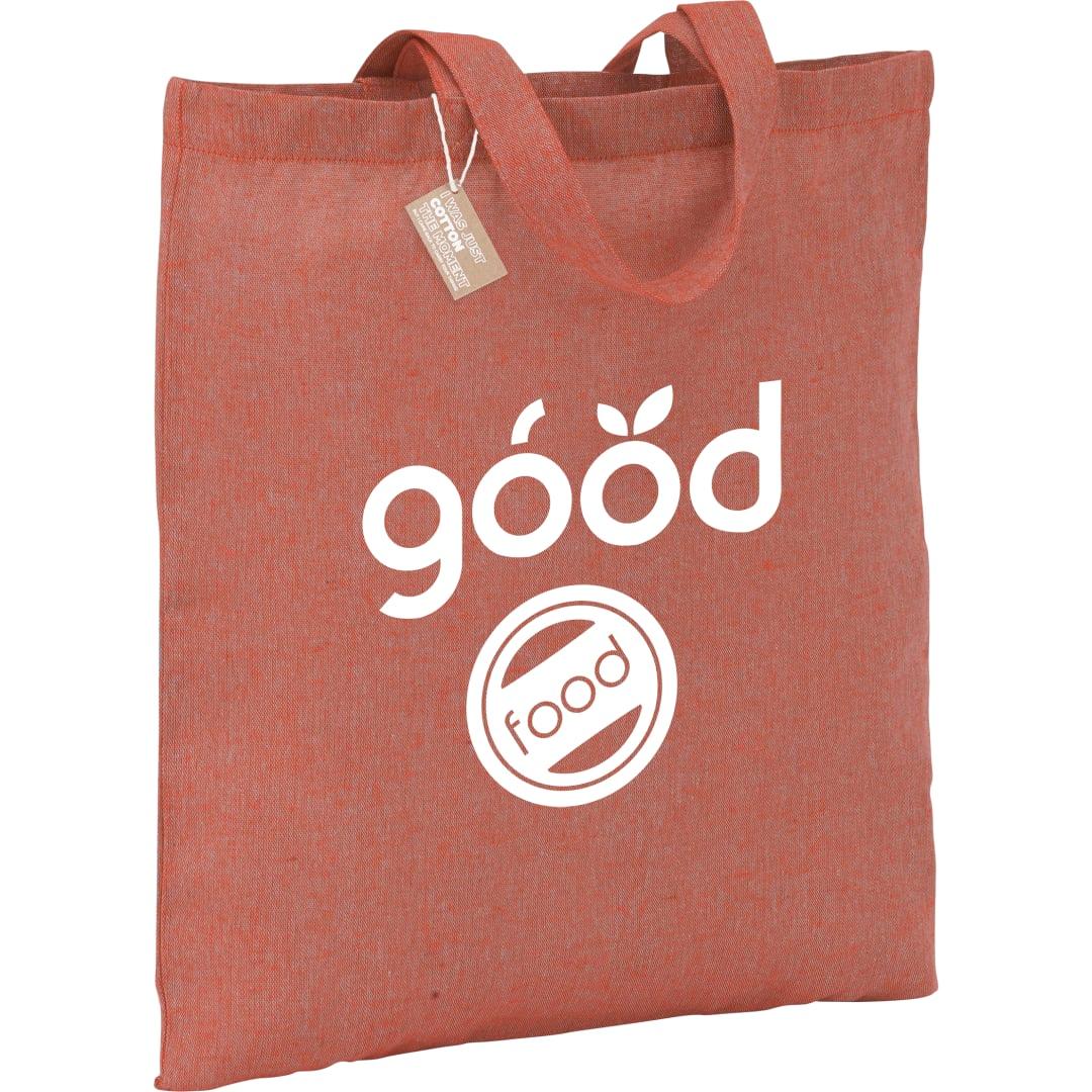 Recycled 5oz cotton twill tote Red miniatura 20