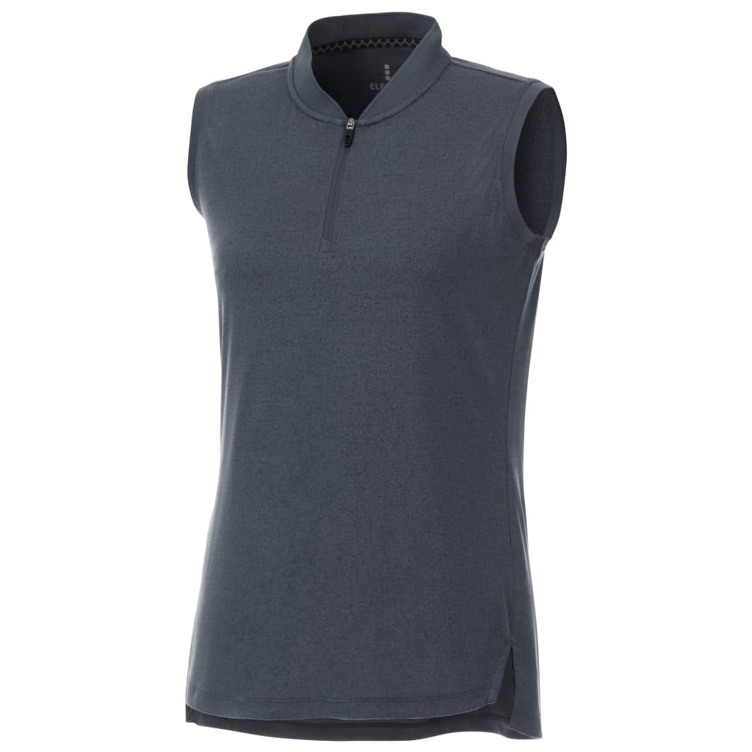 Womens kinport sleeveless polo Wine miniatura 18