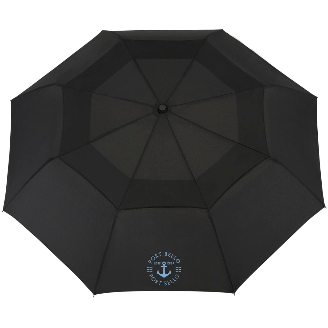 46 Recycled auto open umbrella Black miniatura 15