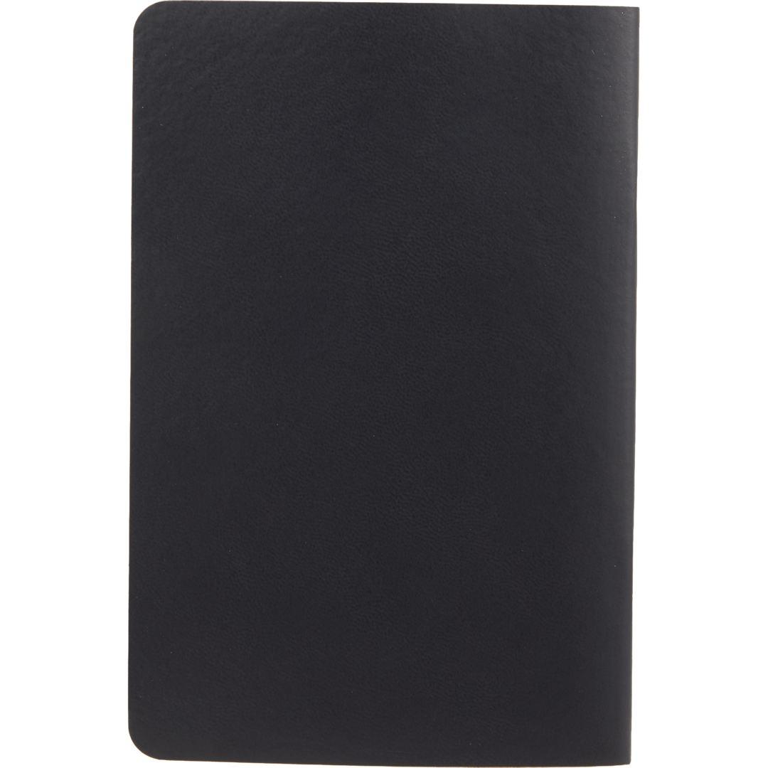 4 X 6 fsc® recycled pocket stapled notebook Black thumbnail 4