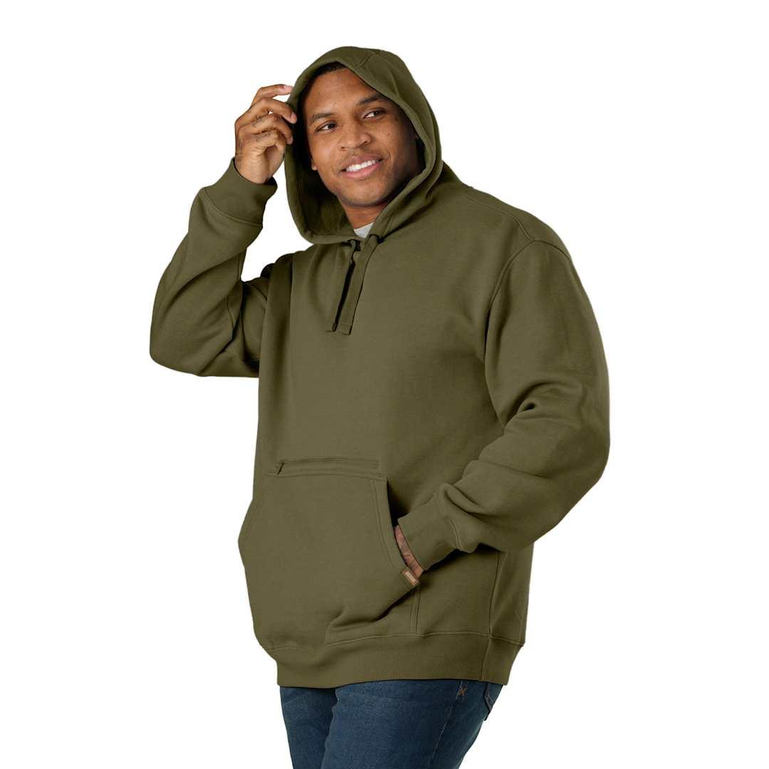 Berne heritage zippered pocket hooded sweatshirt - mens Black miniatura 5