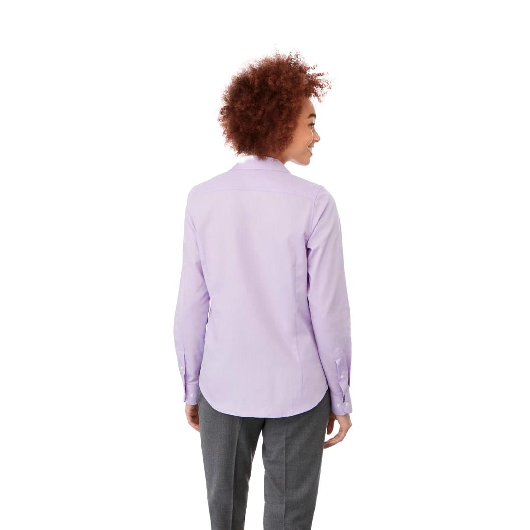 Womens pierce long sleeve shirt White miniatura 8