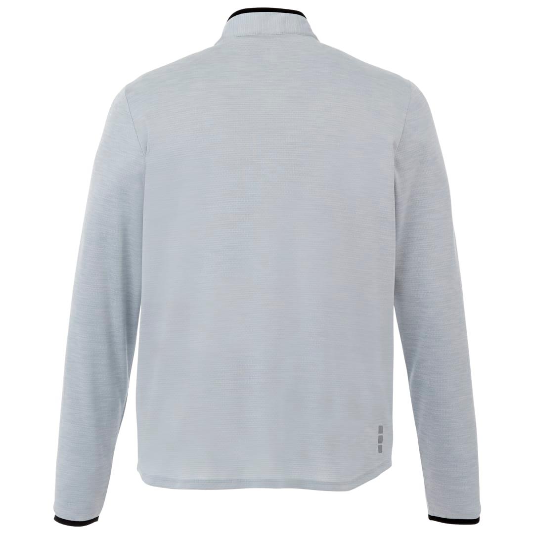 Mens mather knit half zip Dark Gray miniatura 15