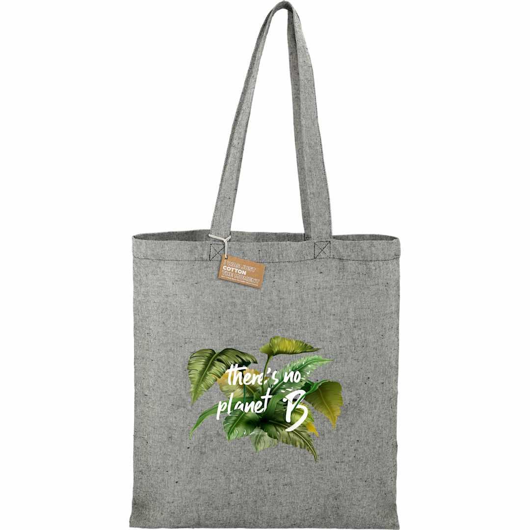 Recycled 5oz cotton twill tote Red miniatura 5