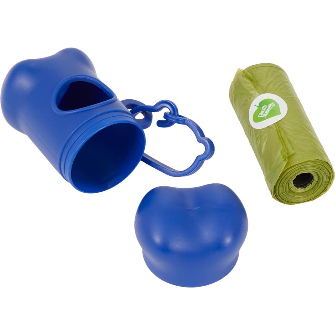 Dog waste bag dispenser with recycled bags Blue miniatura 7