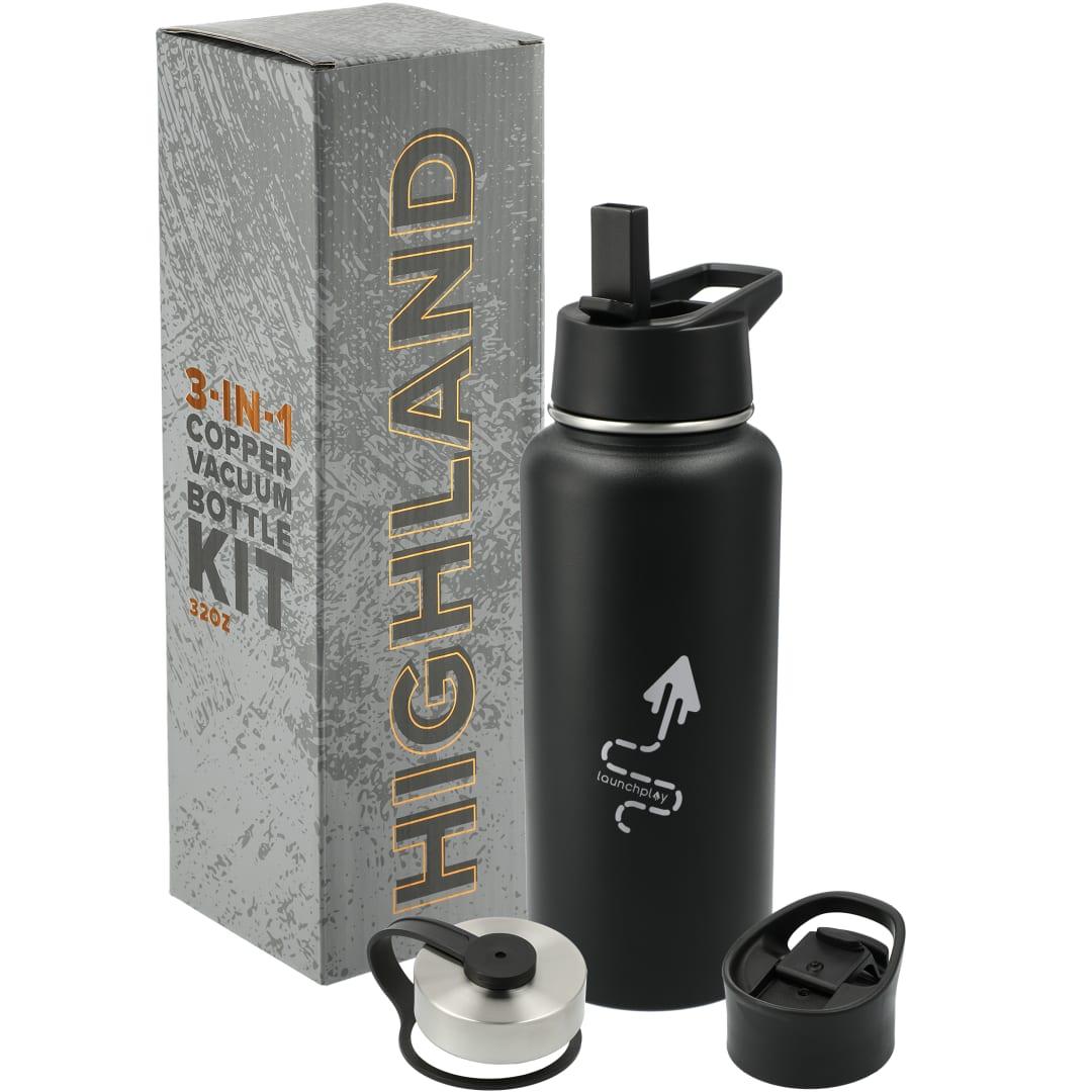 Highland 3-in-1 copper vacuum bottle kit 32oz White miniatura 11
