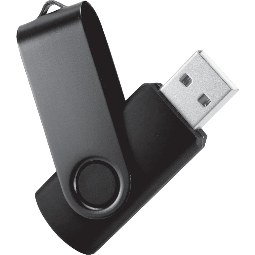 Rotate 2tone flash drive 8gb Blue miniatura 3