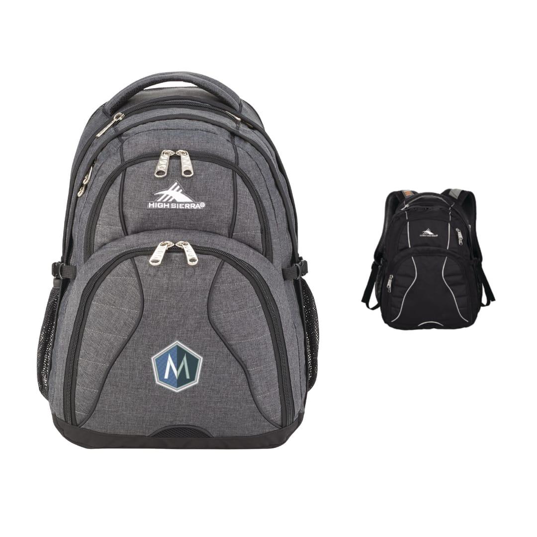 High sierra swerve 17 computer backpack Black miniatura 12