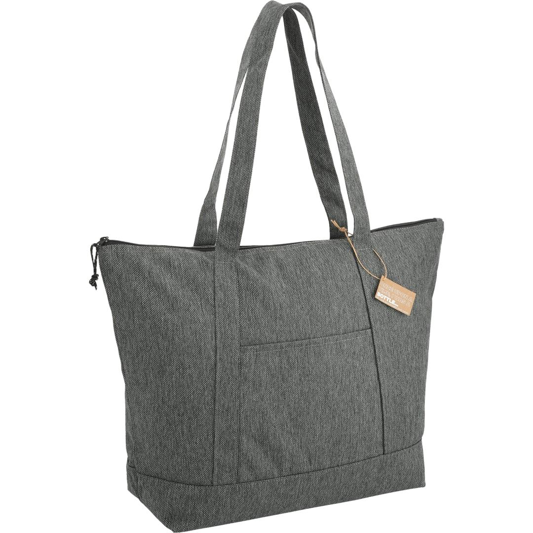 Vila recycled zippered tote Graphite miniatura 4