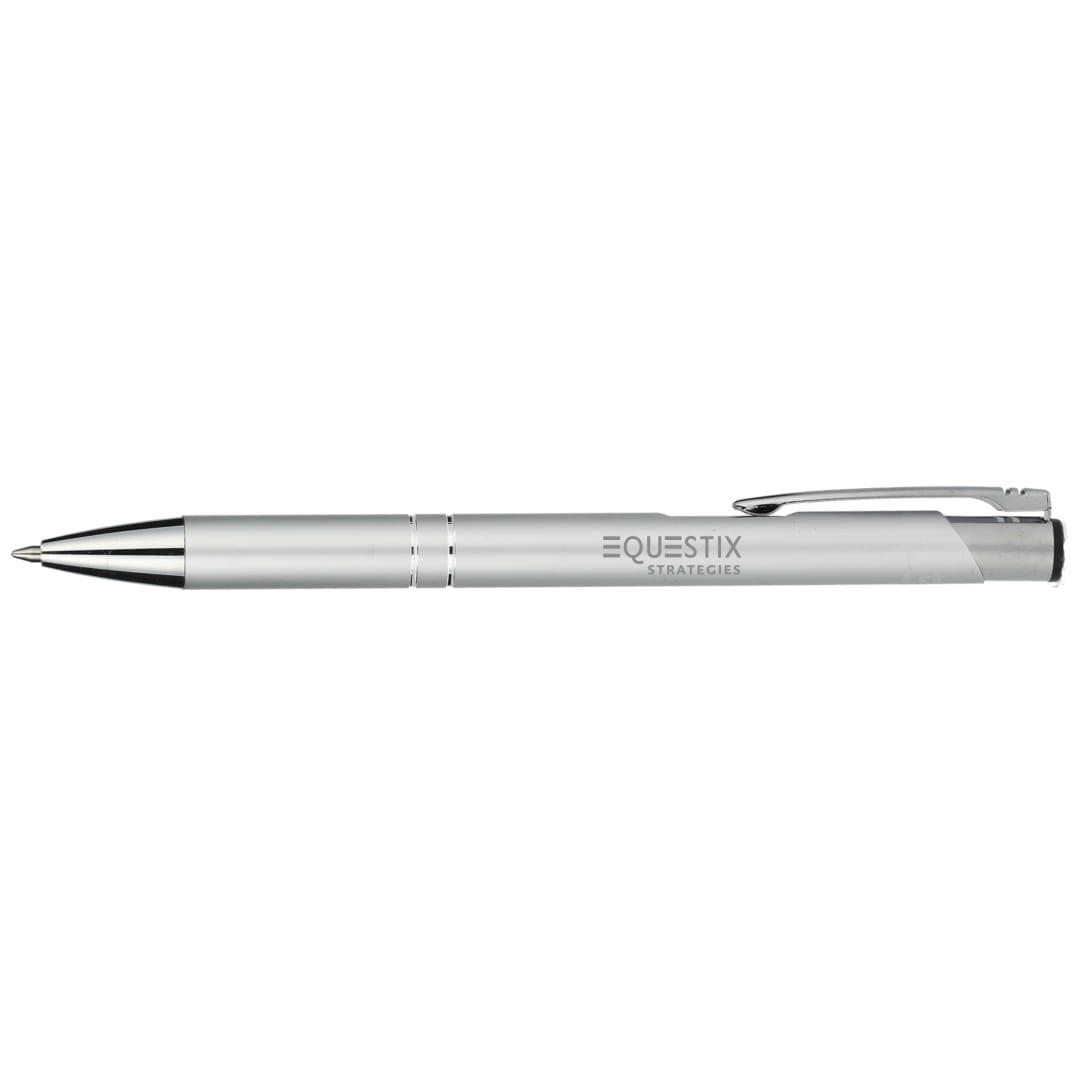 Recycled aluminum richmont gel ballpoint Black miniatura 16