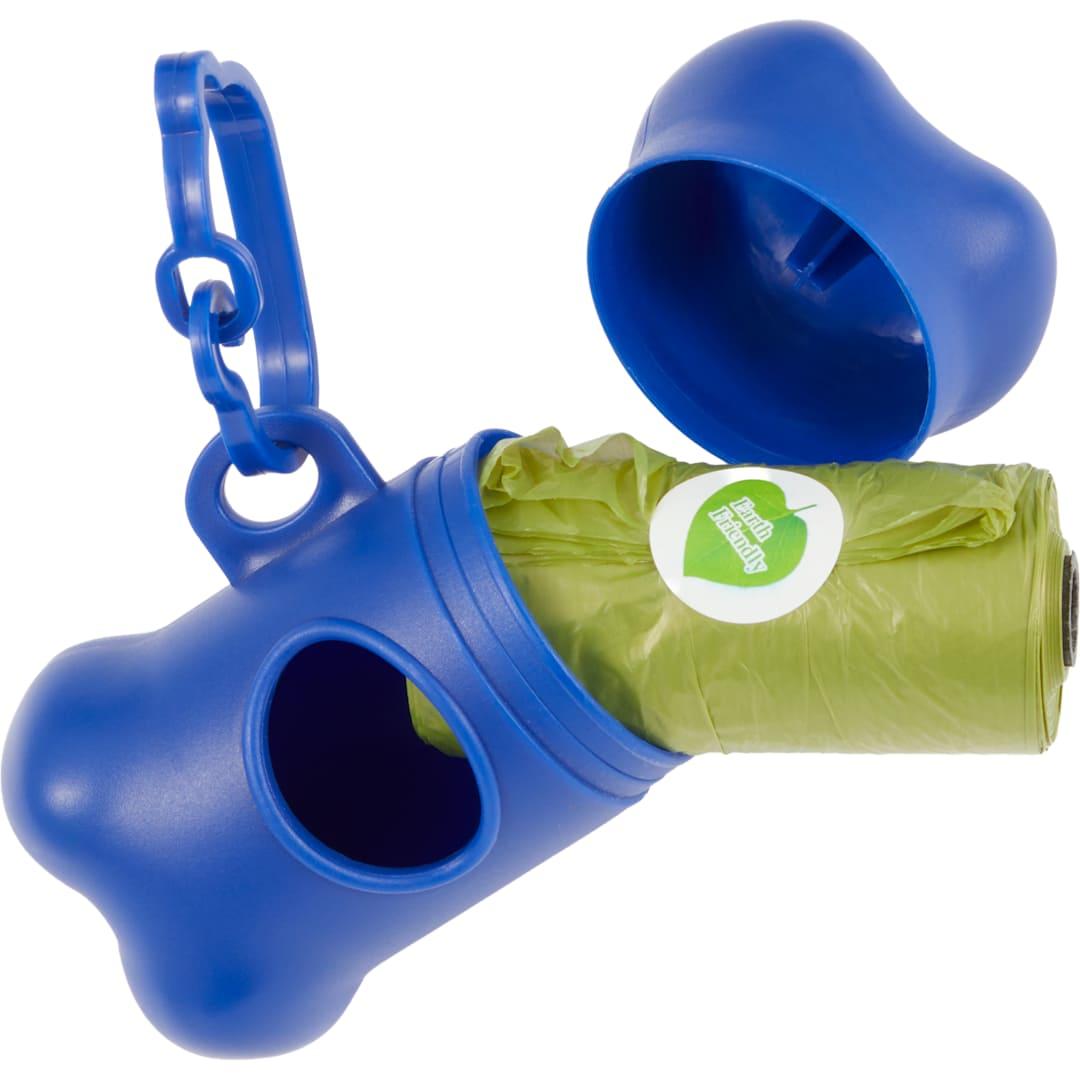 Dog waste bag dispenser with recycled bags Blue miniatura 5