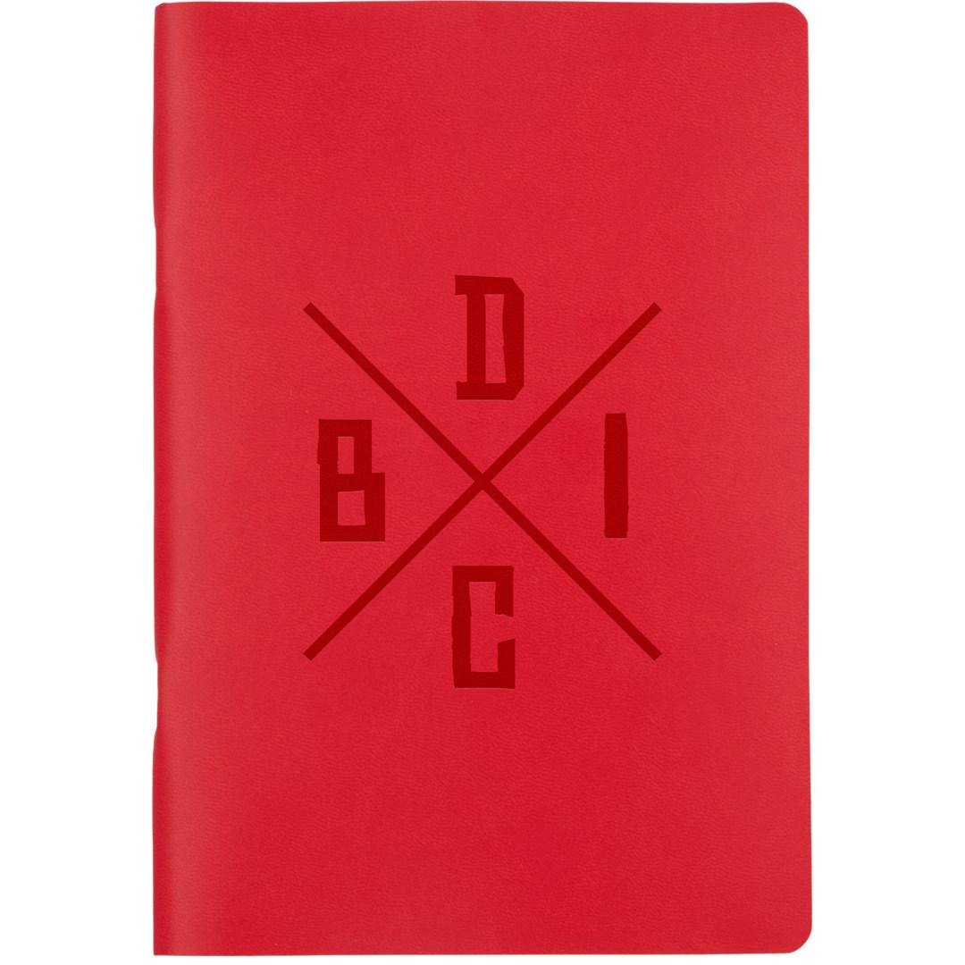5.5 X 8 fsc ® recycled mano slim meeting journal Black miniatura 33