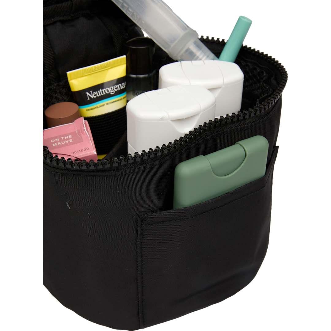 Wellable recycled round travel case Black miniatura 6