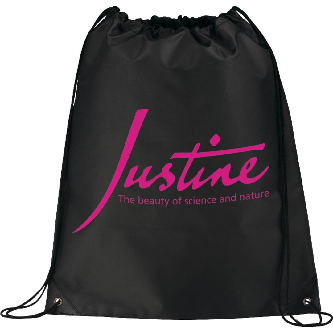 Large oriole drawstring bag Black miniatura 3