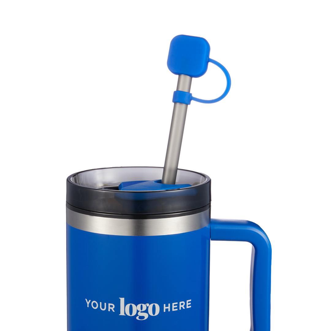 Silicone straw topper Black miniatura 19