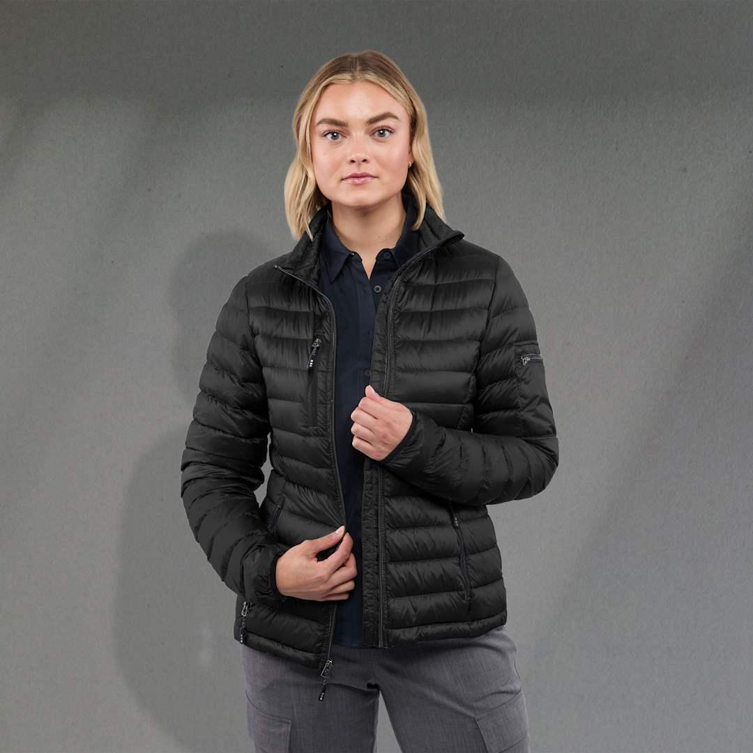 Womens whistler light down jacket Black miniatura 20