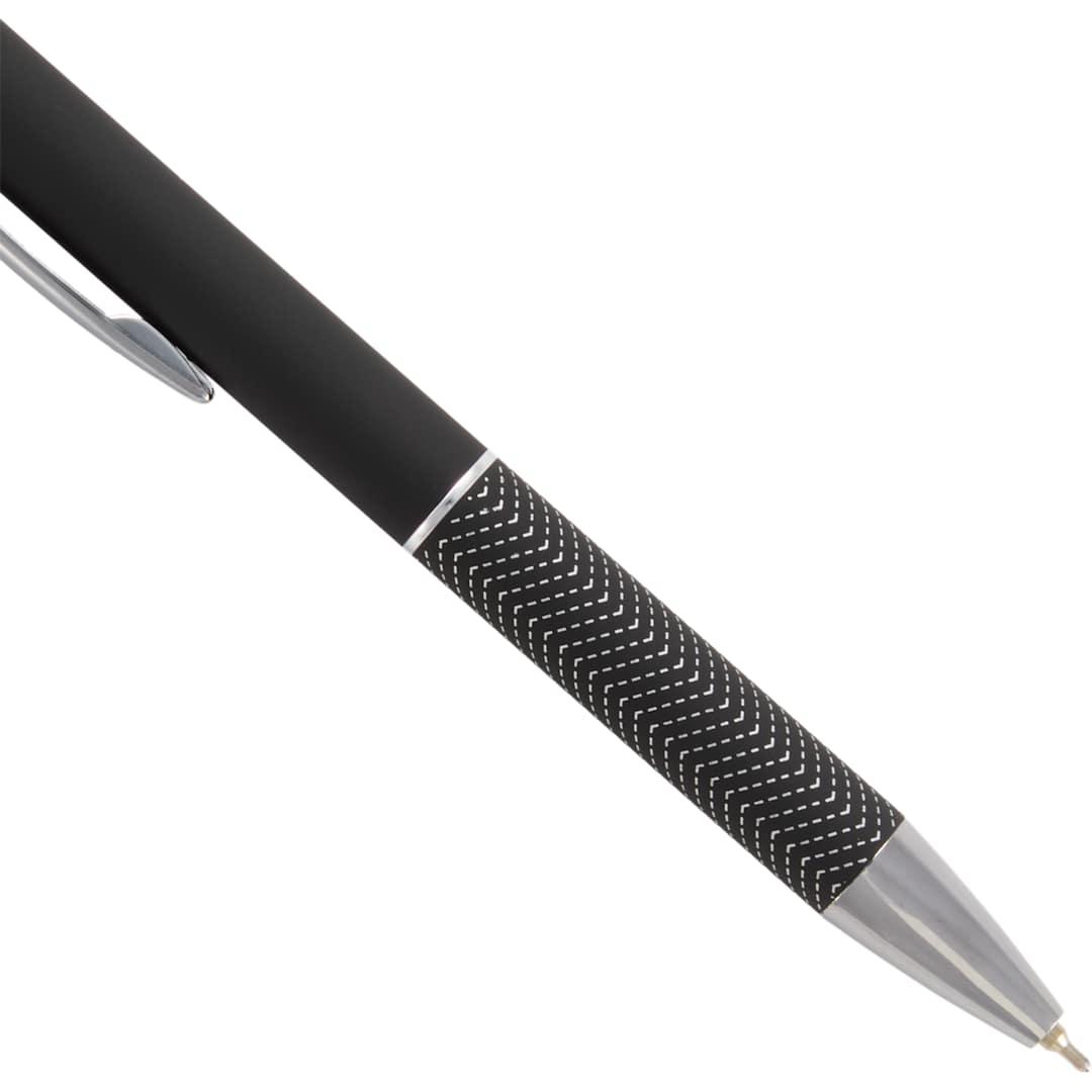 Nadine recycled soft touch gel stylus Black miniatura 3