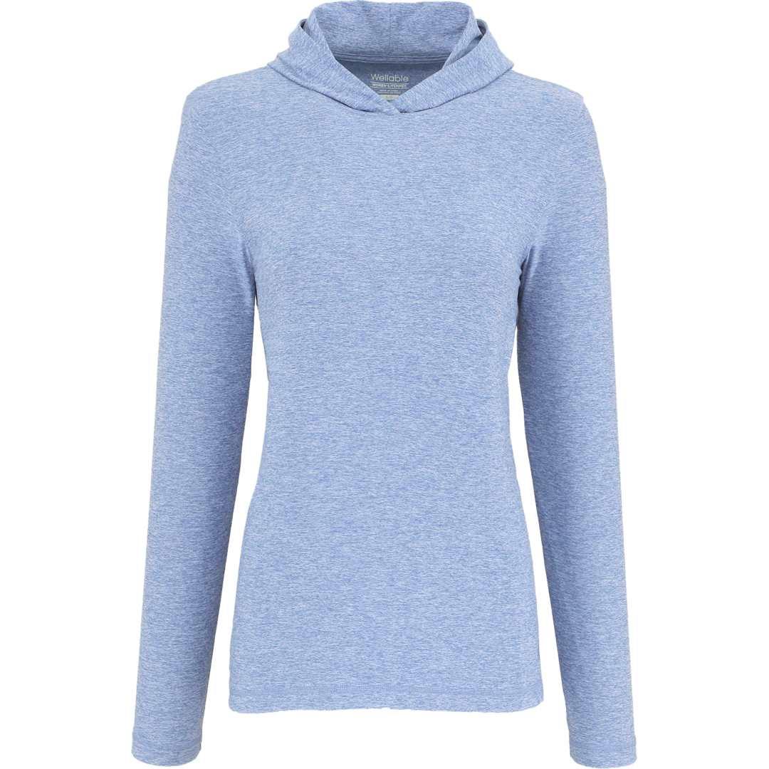 Wellable womens knit hoodie Fossil Heather (138) miniatura 14
