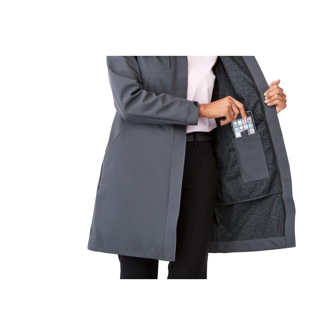 Womens manhattan softshell jacket Grey miniatura 5