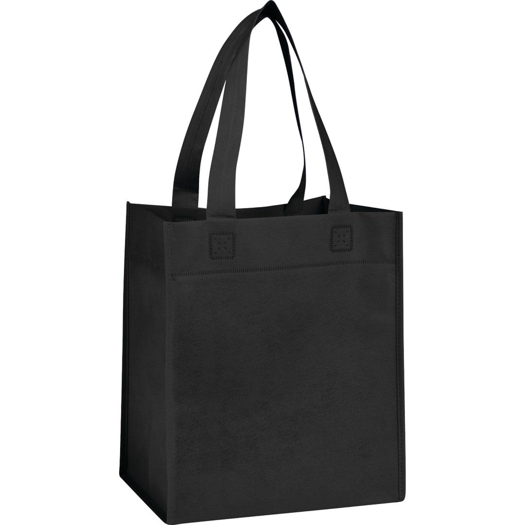 Basic grocery tote Black front