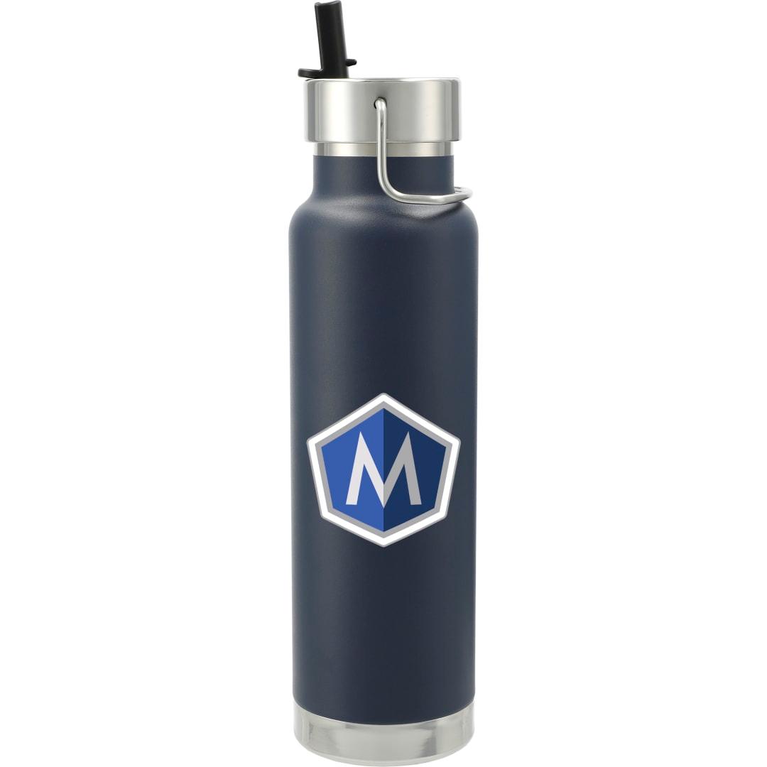 Thor copper vacuum insulated bottle 25oz straw lid Black miniatura 24