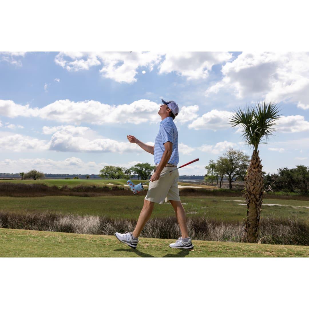 Stitch® club stripe polo shirt - mens Blue miniatura 8