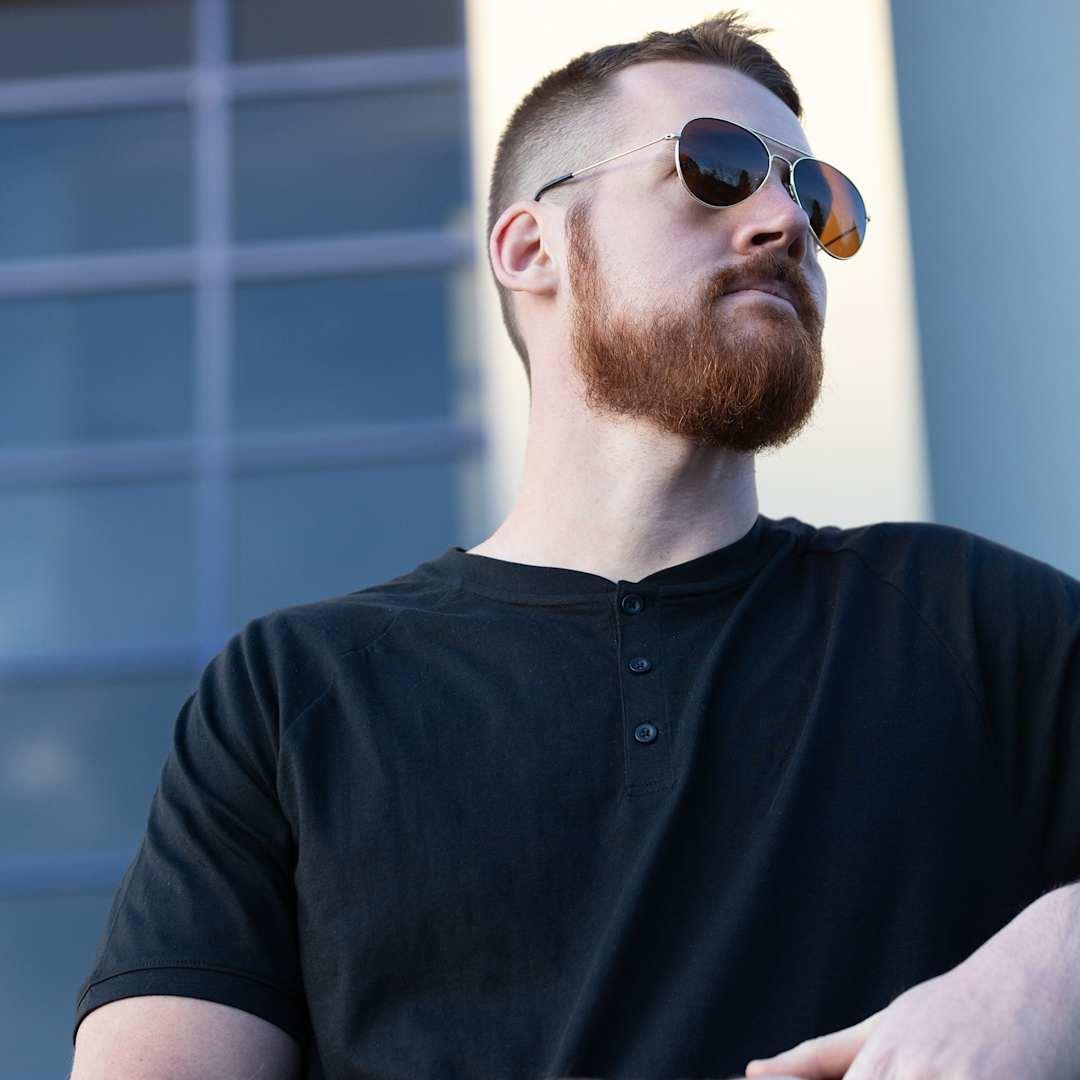 Stunkel recycled aviator sunglasses Black miniatura 21