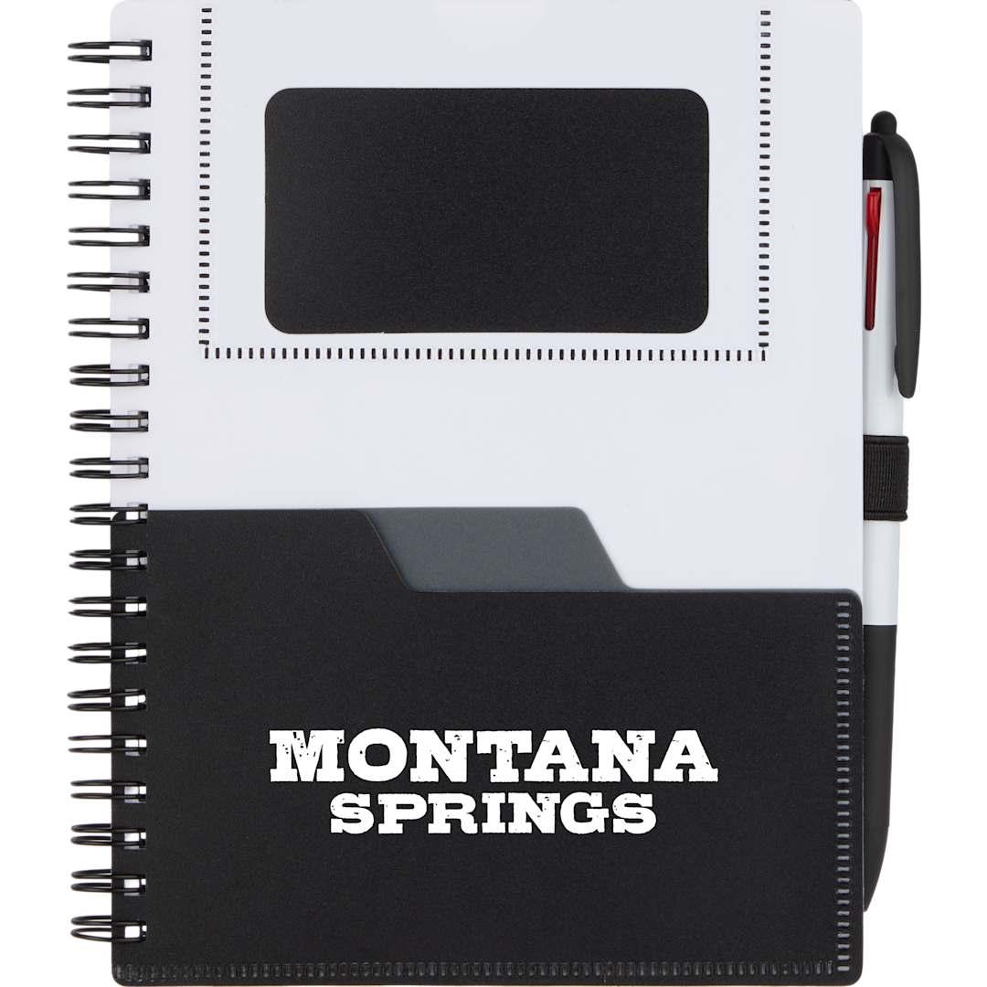 5 X 7 fsc® recycled stash spiral notebook Red miniatura 8