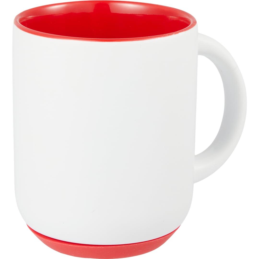 Isaac ceramic mug w/ rubber bottom 14oz White thumbnail 30