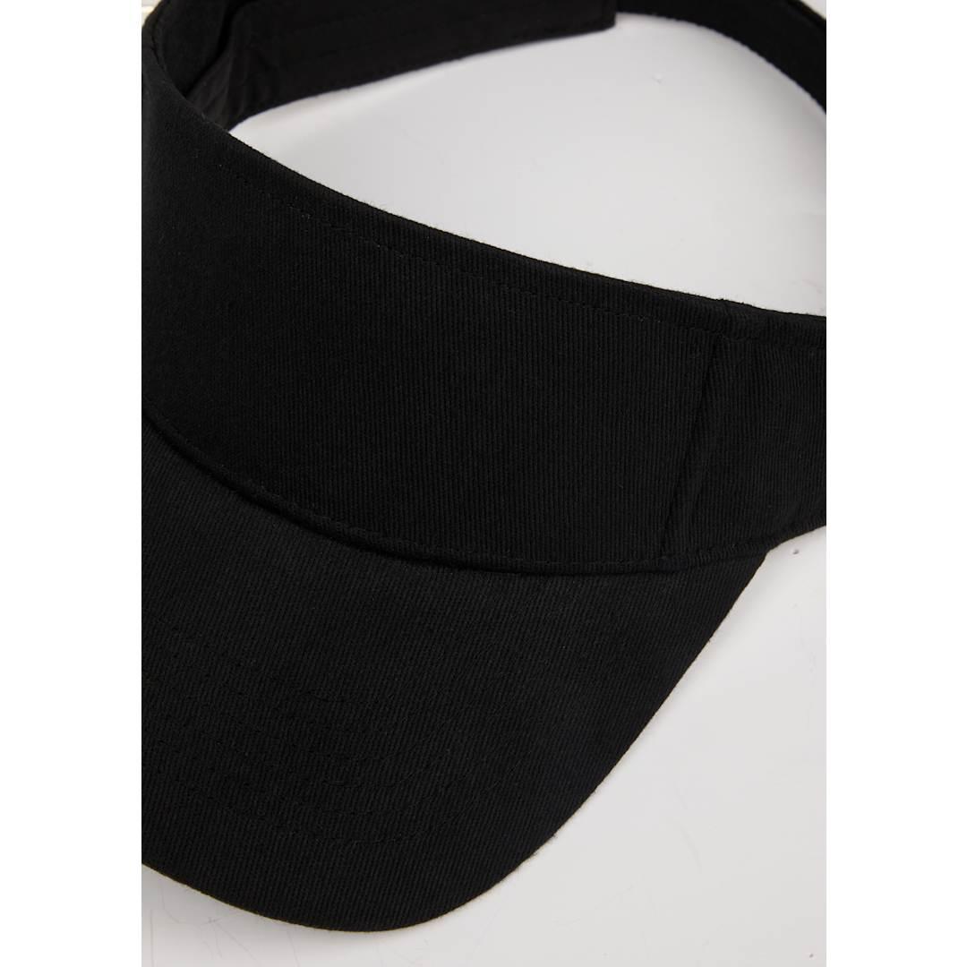 Recycled cotton twill visor - unisex White miniatura 13