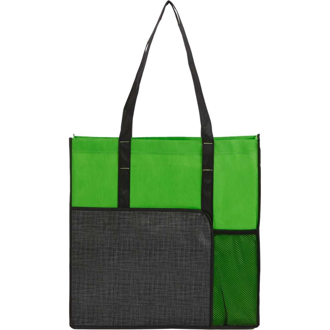 Radius recycled non-woven tote Black miniatura 11