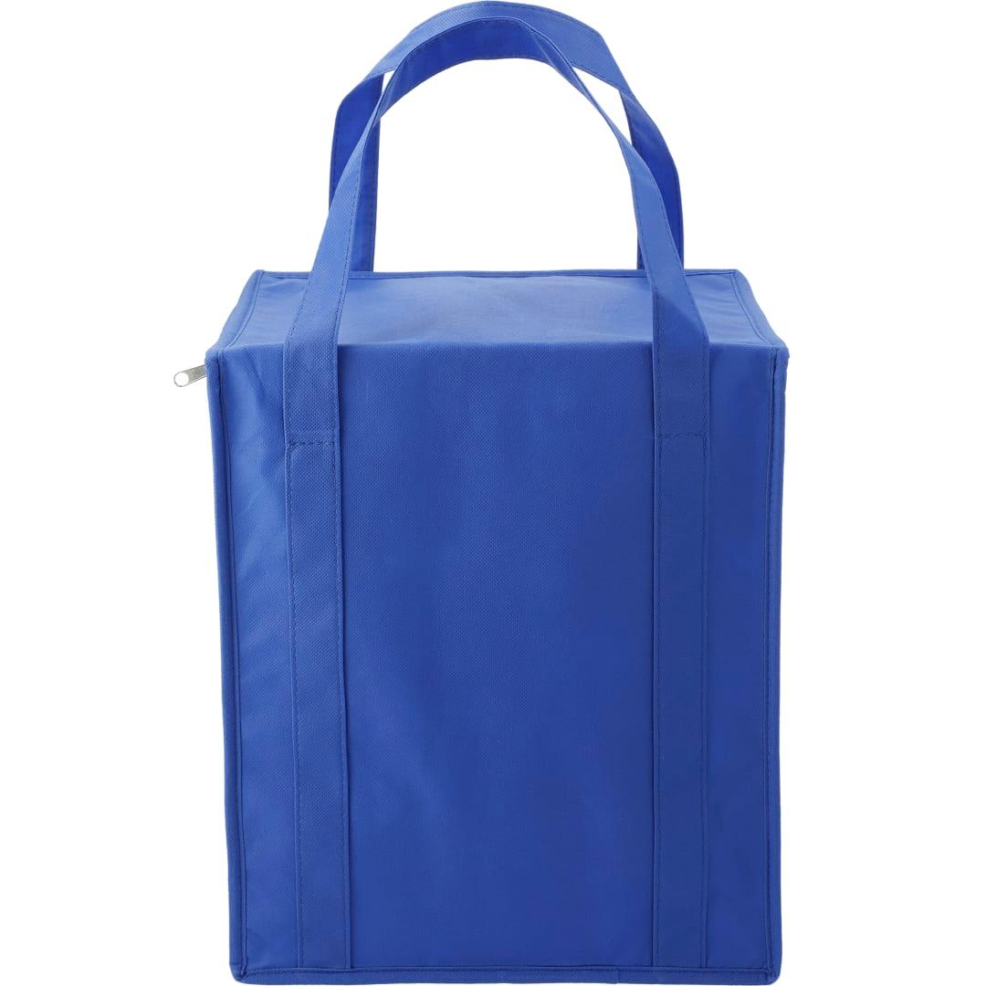 Hercules flat top insulated grocery tote Black miniatura 9