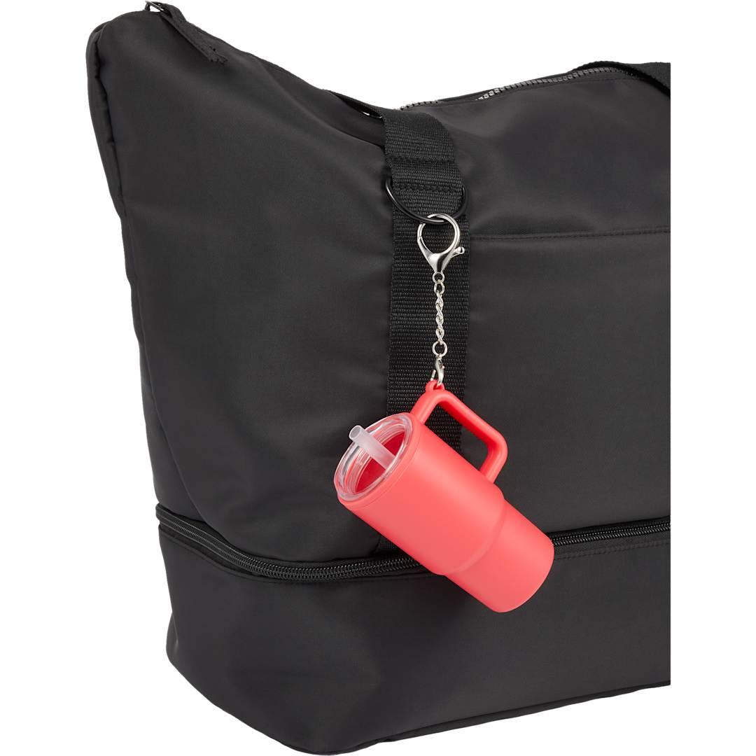 Shot glass tumbler w/ keychain 4oz Black miniatura 59