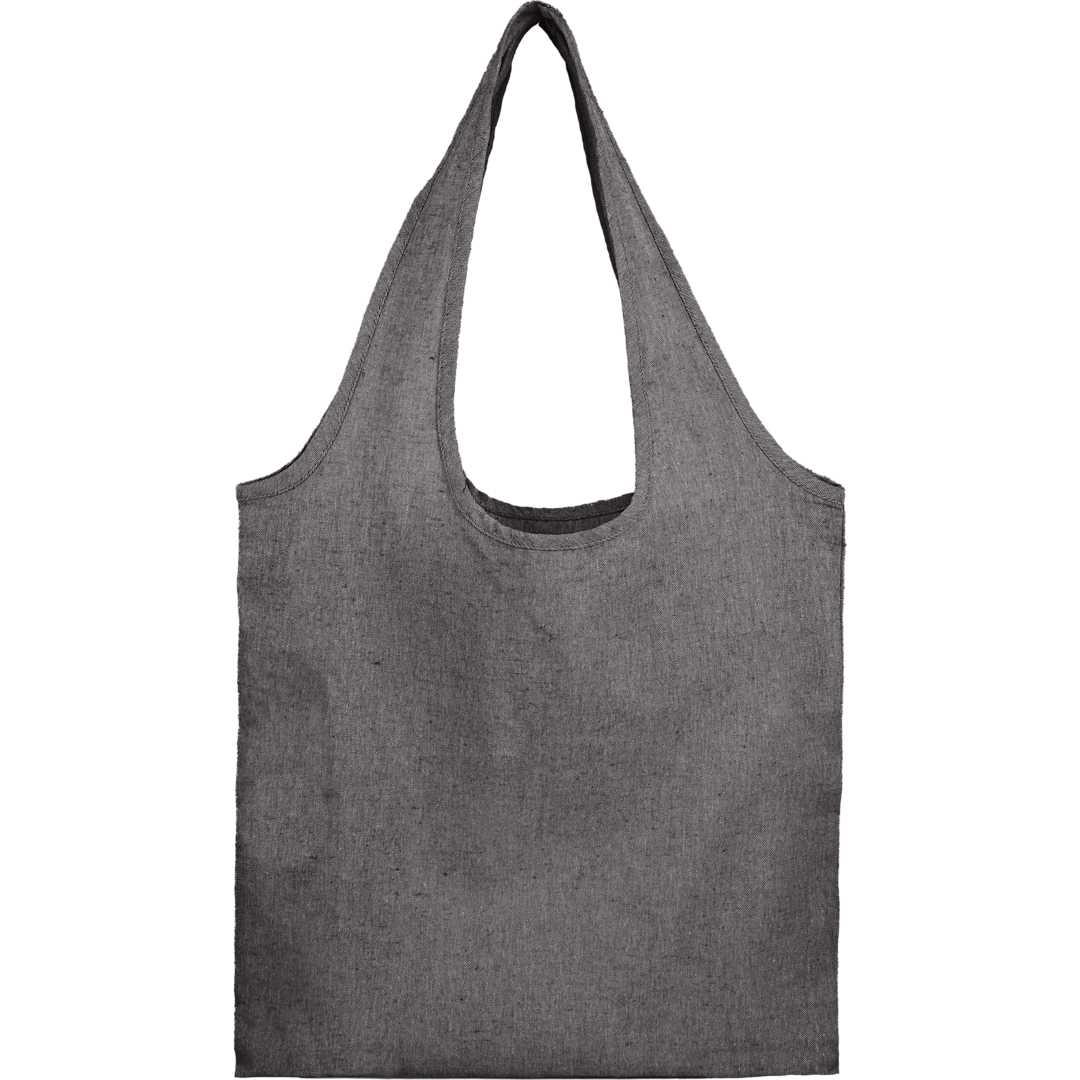 Bungalow 5oz recycled cotton twill shopper tote Black miniatura 7