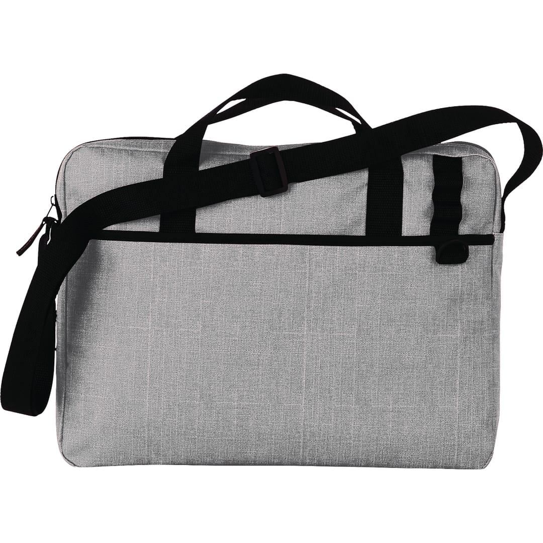 Heather briefcase Graphite front