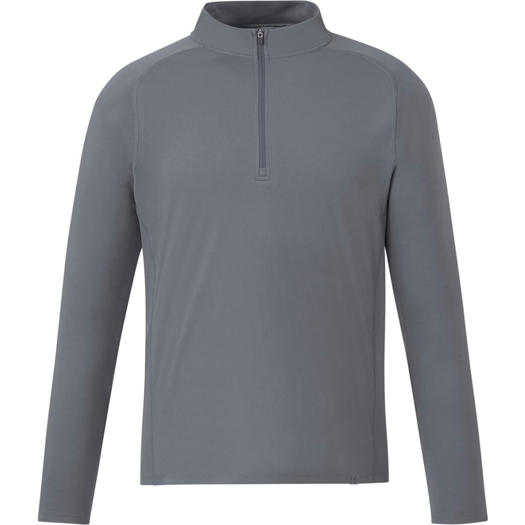 Evans eco knit quarter zip - mens Royal miniatura 12