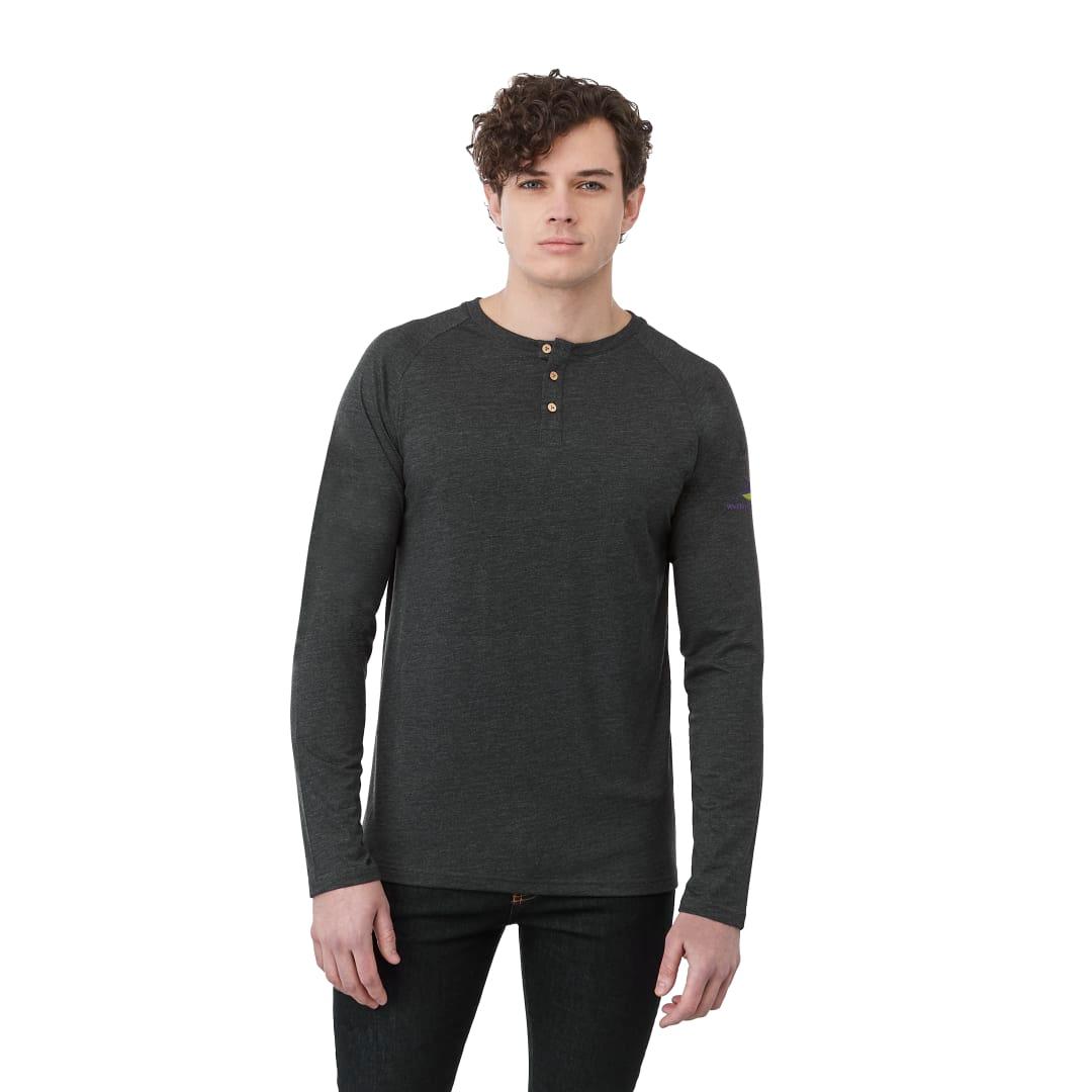 Tentree treeblend classic henley longsleeve - mens Turquoise miniatura 19