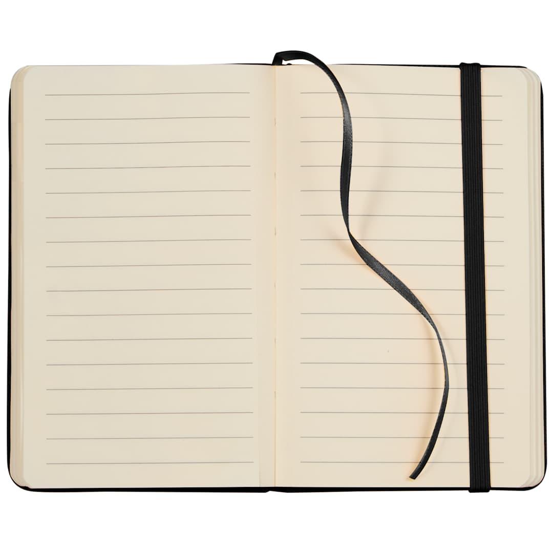 3.5 X 5.5 recycled petpocketbound journal Blue front
