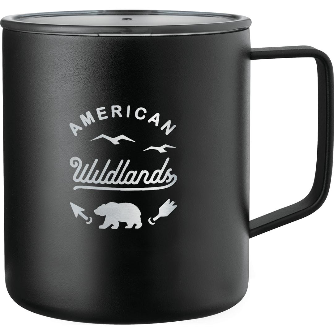Rover copper vac camp mug 14oz - powder coated Black miniatura 4