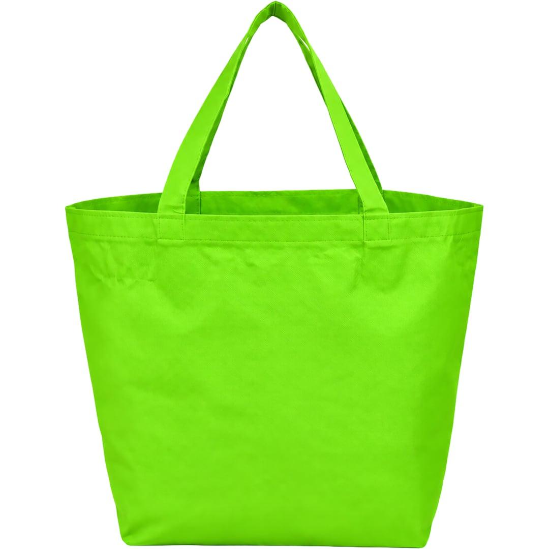 Yaya 100% recycled budget non woven shopper tote Black miniatura 32