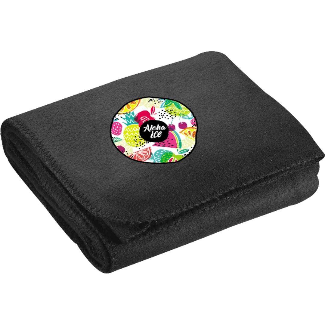 Cozy fleece blanket Black miniatura 4
