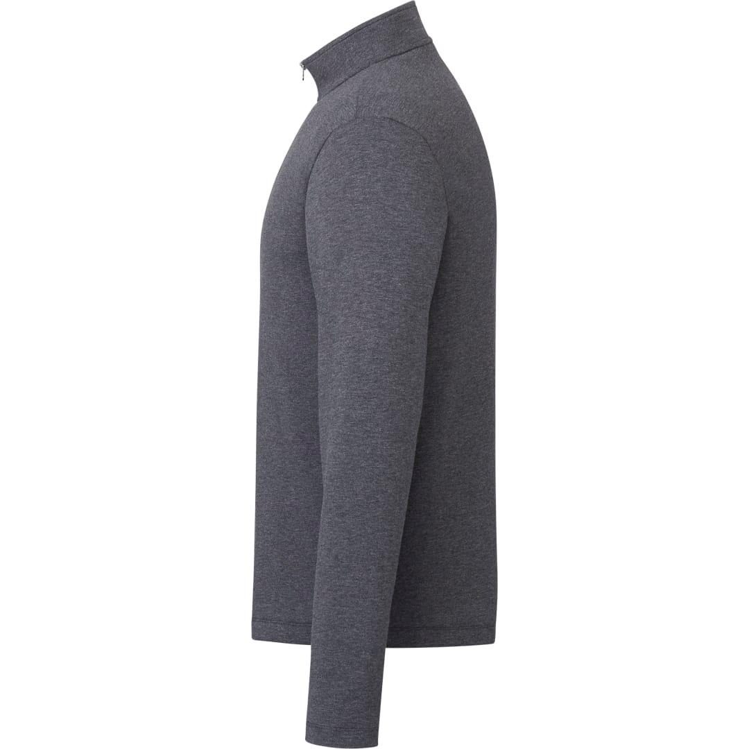 Mens rigi eco knit quarter zip Navy Blue miniatura 18