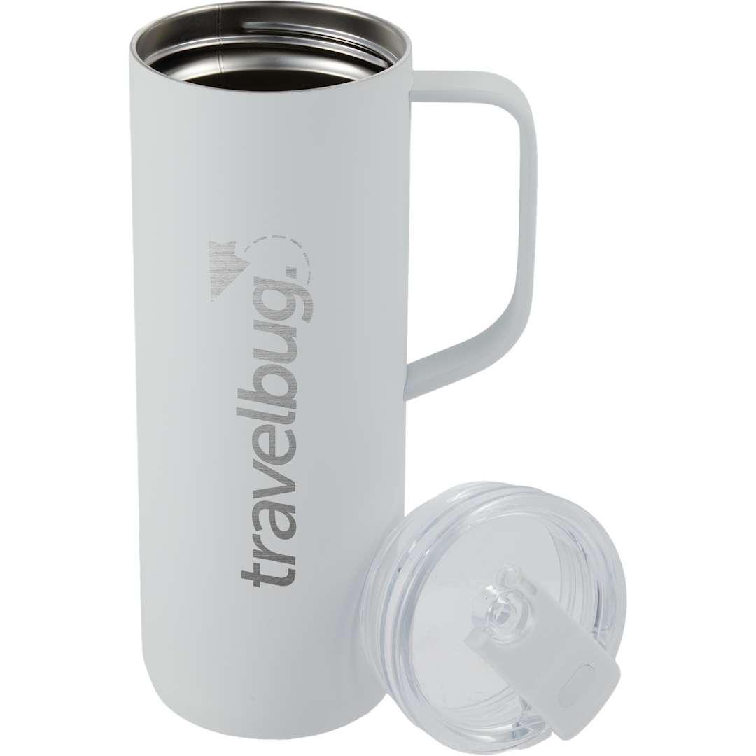Whitney recycled tall tumbler w/ flip lid 20oz Black miniatura 19