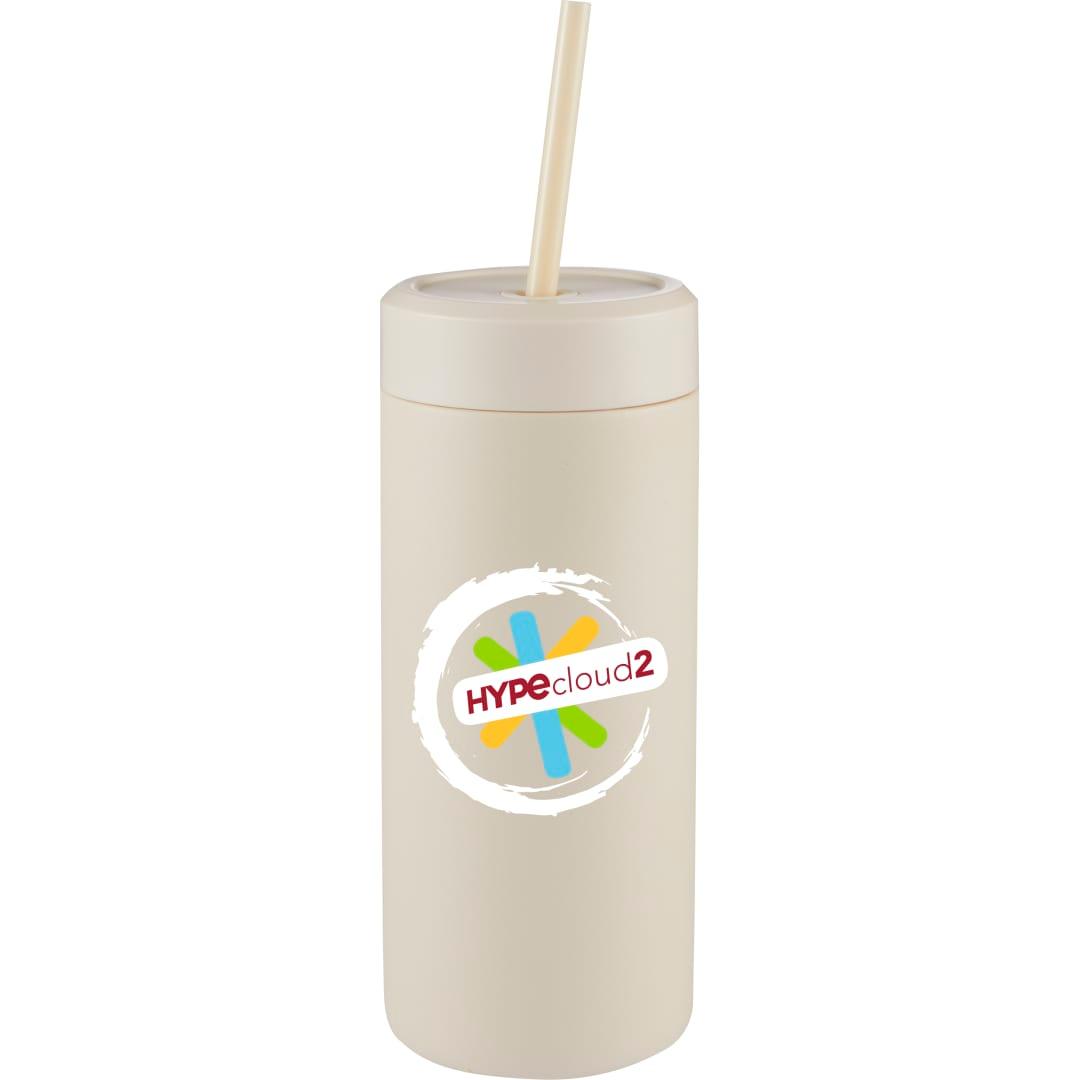 Sol tonal straw tumbler 20oz Grey miniatura 10