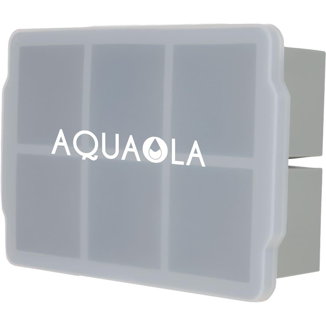Silicone ice cube tray w/ lid Black miniatura 16